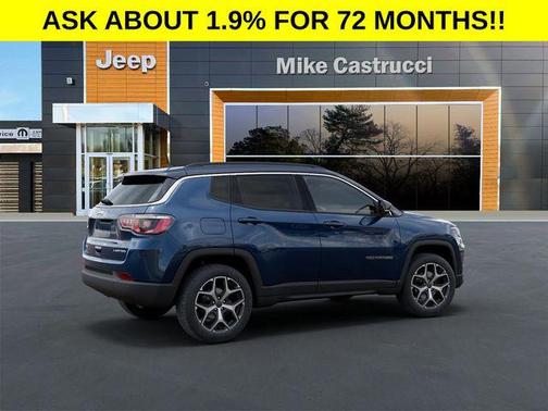 Fathom Blue Pearl Coat 2026 Jeep Compass Limited