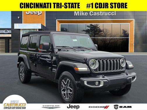 Black Clearcoat 2024 Jeep Wrangler 4-Door Sahara 4x4