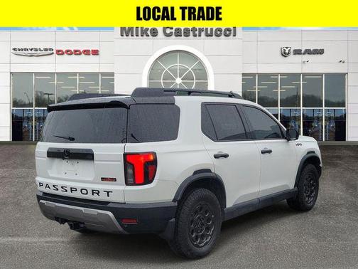 Platinum White Pearl 2026 Honda Passport AWD TrailSport Elite Blackout