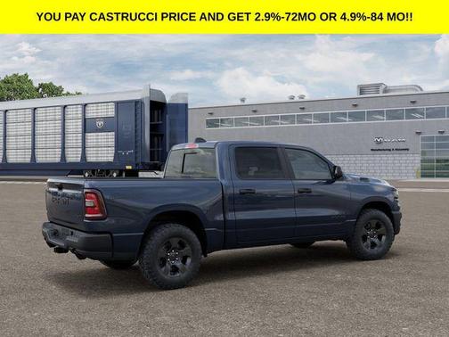 Forged Blue Metallic 2026 RAM 1500 Warlock Crew Cab 4x4 5'7' Box
