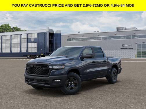 Forged Blue Metallic 2026 RAM 1500 Warlock Crew Cab 4x4 5'7' Box