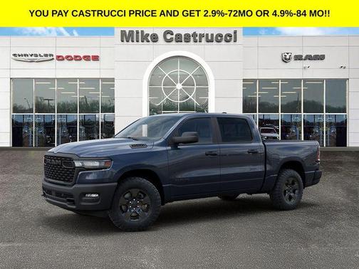 Forged Blue Metallic 2026 RAM 1500 Warlock Crew Cab 4x4 5'7' Box