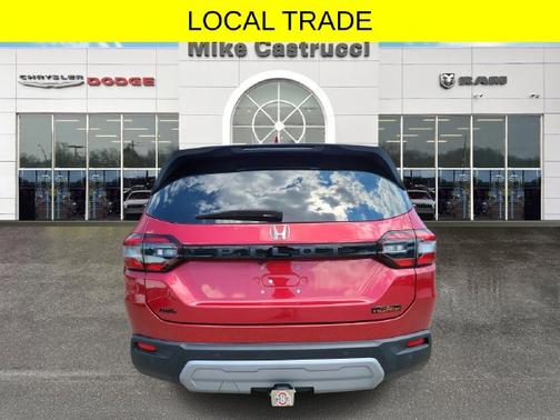 Red 2025 Honda Pilot TrailSport AWD