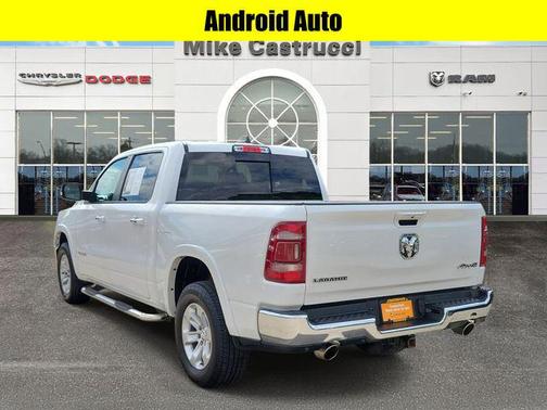 Ivory White Tri-Coat Pearlcoat 2021 RAM 1500 Laramie