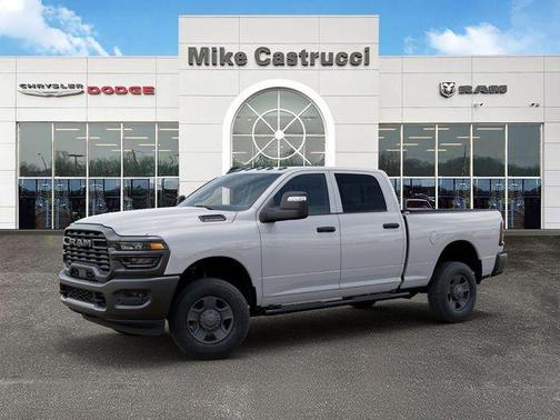 Bright White Clearcoat 2026 RAM 2500 Tradesman Crew Cab 4x4 6'4' Box