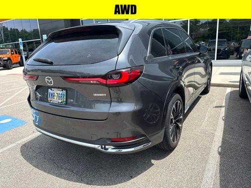Machine Gray Metallic 2024 Mazda CX-90 3.3 Turbo S Premium