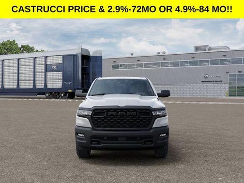 Bright White Clearcoat 2026 RAM 1500 Warlock Crew Cab 4x4 5'7' Box