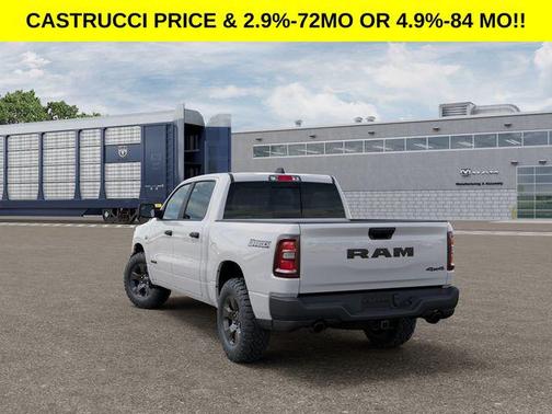 Bright White Clearcoat 2026 RAM 1500 Warlock Crew Cab 4x4 5'7' Box