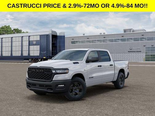 Bright White Clearcoat 2026 RAM 1500 Warlock Crew Cab 4x4 5'7' Box