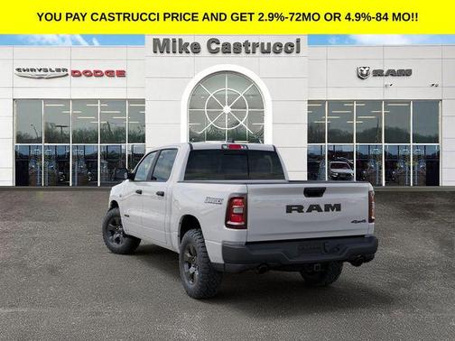 Bright White Clearcoat 2026 RAM 1500 Warlock Crew Cab 4x4 5'7' Box