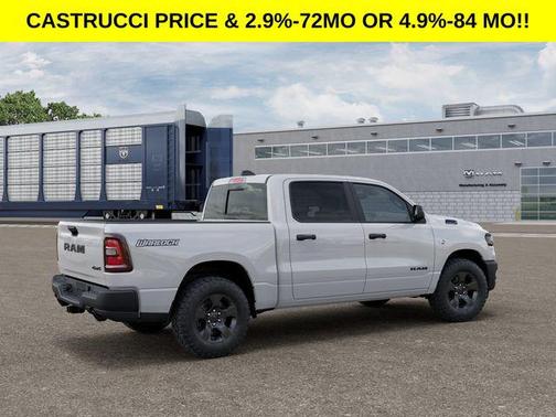 Bright White Clearcoat 2026 RAM 1500 Warlock Crew Cab 4x4 5'7' Box