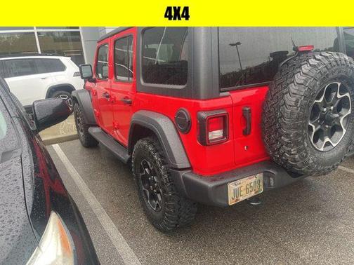 Firecracker Red Clearcoat 2018 Jeep Wrangler Unlimited Sport