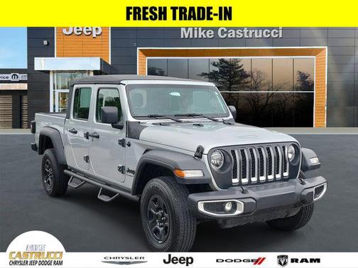 Silver Zynith Clearcoat 2023 Jeep Gladiator Sport