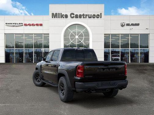 Diamond Black Crystal Pearlcoat 2026 RAM 1500 RHO Crew Cab 4x4 5'7' Box