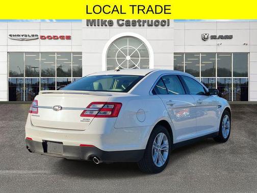 White Platinum Clearcoat Metallic 2017 Ford Taurus SEL