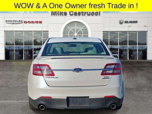 White Platinum Clearcoat Metallic 2017 Ford Taurus SEL