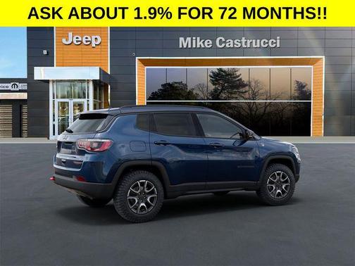 Fathom Blue Pearl Coat 2026 Jeep Compass Trailhawk