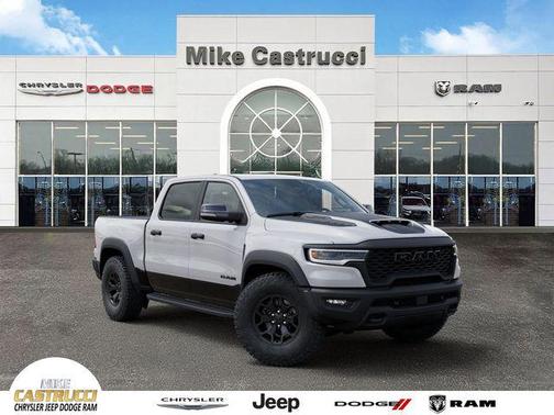 Bright White Clearcoat 2026 RAM 1500 RHO Crew Cab 4x4 5'7' Box