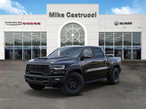 Diamond Black Crystal Pearlcoat 2026 RAM 1500 RHO Crew Cab 4x4 5'7' Box