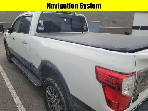 Pearl White 2016 Nissan Titan XD Platinum Reserve