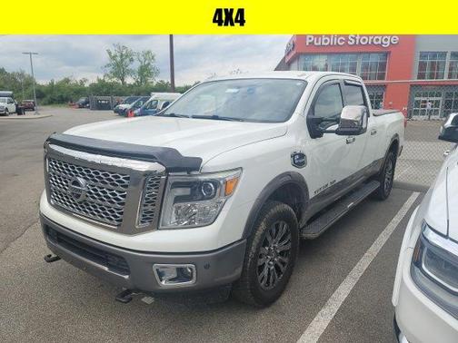 Pearl White 2016 Nissan Titan XD Platinum Reserve