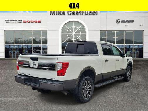 Pearl White 2016 Nissan Titan XD Platinum Reserve
