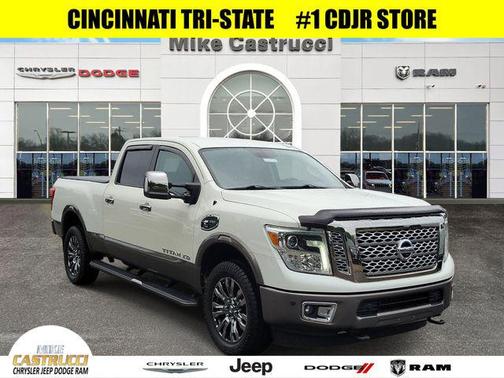 Pearl White 2016 Nissan Titan XD Platinum Reserve