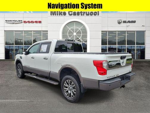 Pearl White 2016 Nissan Titan XD Platinum Reserve