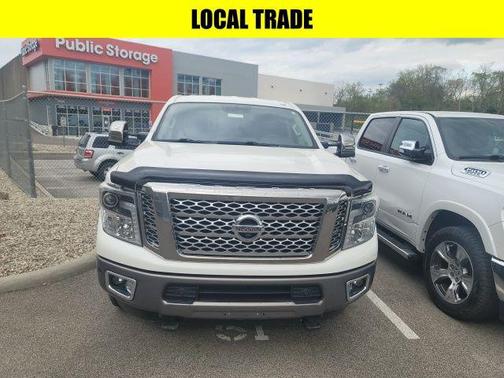 Pearl White 2016 Nissan Titan XD Platinum Reserve