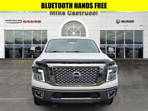 Pearl White 2016 Nissan Titan XD Platinum Reserve