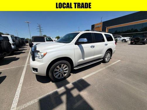 Blizzard Pearl 2017 Toyota Sequoia Platinum