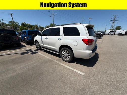 Blizzard Pearl 2017 Toyota Sequoia Platinum