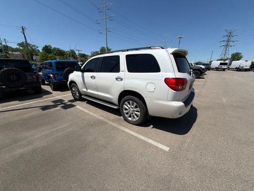 Blizzard Pearl 2017 Toyota Sequoia Platinum