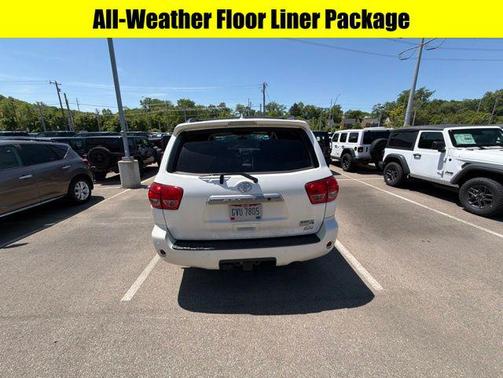 Blizzard Pearl 2017 Toyota Sequoia Platinum