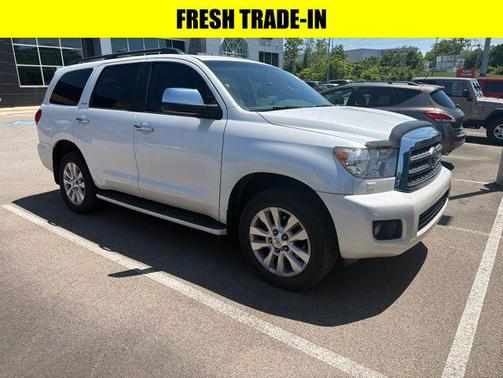 Blizzard Pearl 2017 Toyota Sequoia Platinum