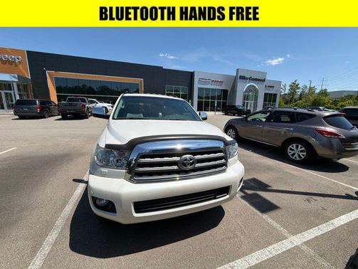 Blizzard Pearl 2017 Toyota Sequoia Platinum