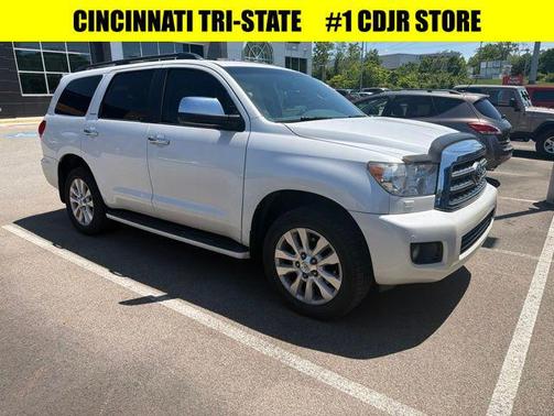 Blizzard Pearl 2017 Toyota Sequoia Platinum