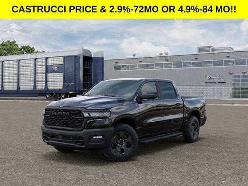 Diamond Black Crystal Pearlcoat 2026 RAM 1500 Warlock Crew Cab 4x4 5'7' Box