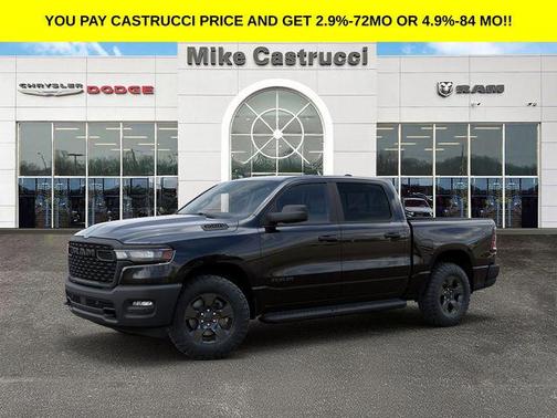 Diamond Black Crystal Pearlcoat 2026 RAM 1500 Warlock Crew Cab 4x4 5'7' Box