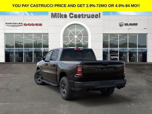 Diamond Black Crystal Pearlcoat 2026 RAM 1500 Warlock Crew Cab 4x4 5'7' Box