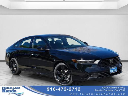 Crystal Black Pearl 2026 Honda Accord Hybrid Sport-L