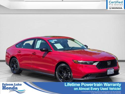 Red 2025 Honda Accord SE