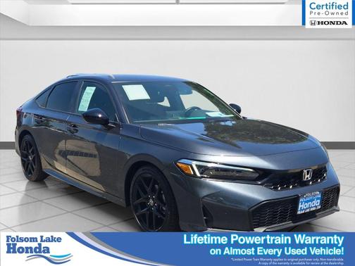 Gray 2026 Honda Civic Sport