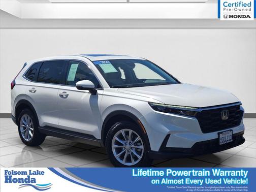 White 2023 Honda CR-V EX-L