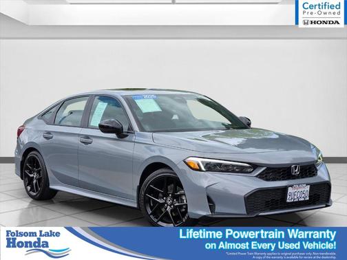 Urban Gray 2025 Honda Civic Hybrid