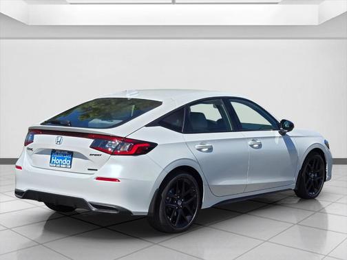 Platinum White Pearl 2026 Honda Civic Hybrid Sport