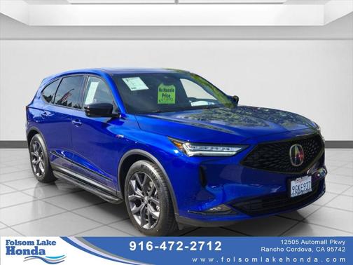 Blue 2023 Acura MDX A-Spec