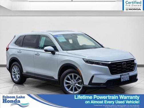 Platinum White Pearl 2024 Honda CR-V EX-L