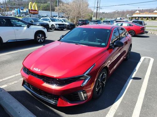 Red 2025 Kia K5 GT-Line