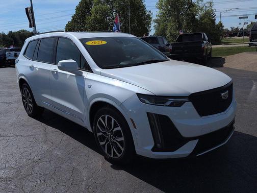Crystal White Tricoat 2021 Cadillac XT6 Sport AWD